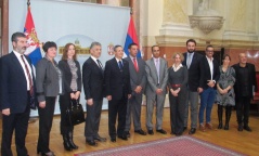 29 Oktober 2014 The members of the Parliamentary Friendship Group with Algeria and the Ambassador of the Democratic Republic of Algeria in Belgrade
